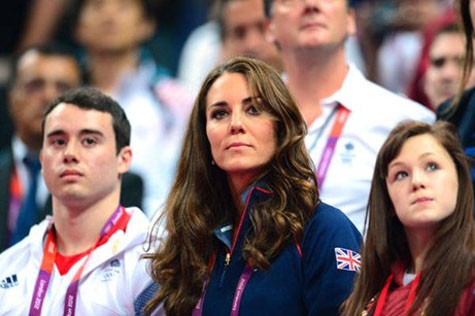 Olympic London 2012 không thể thiếu đi CĐV đặc biệt của đội chủ nhà Vương quốc Anh - nữ công tước Kate Middleton.